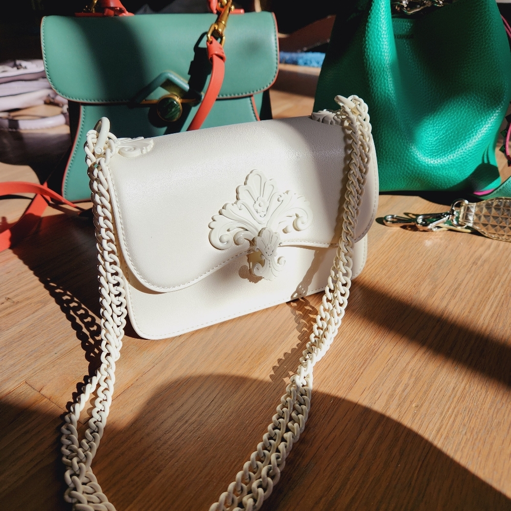 White Charles Keith bag